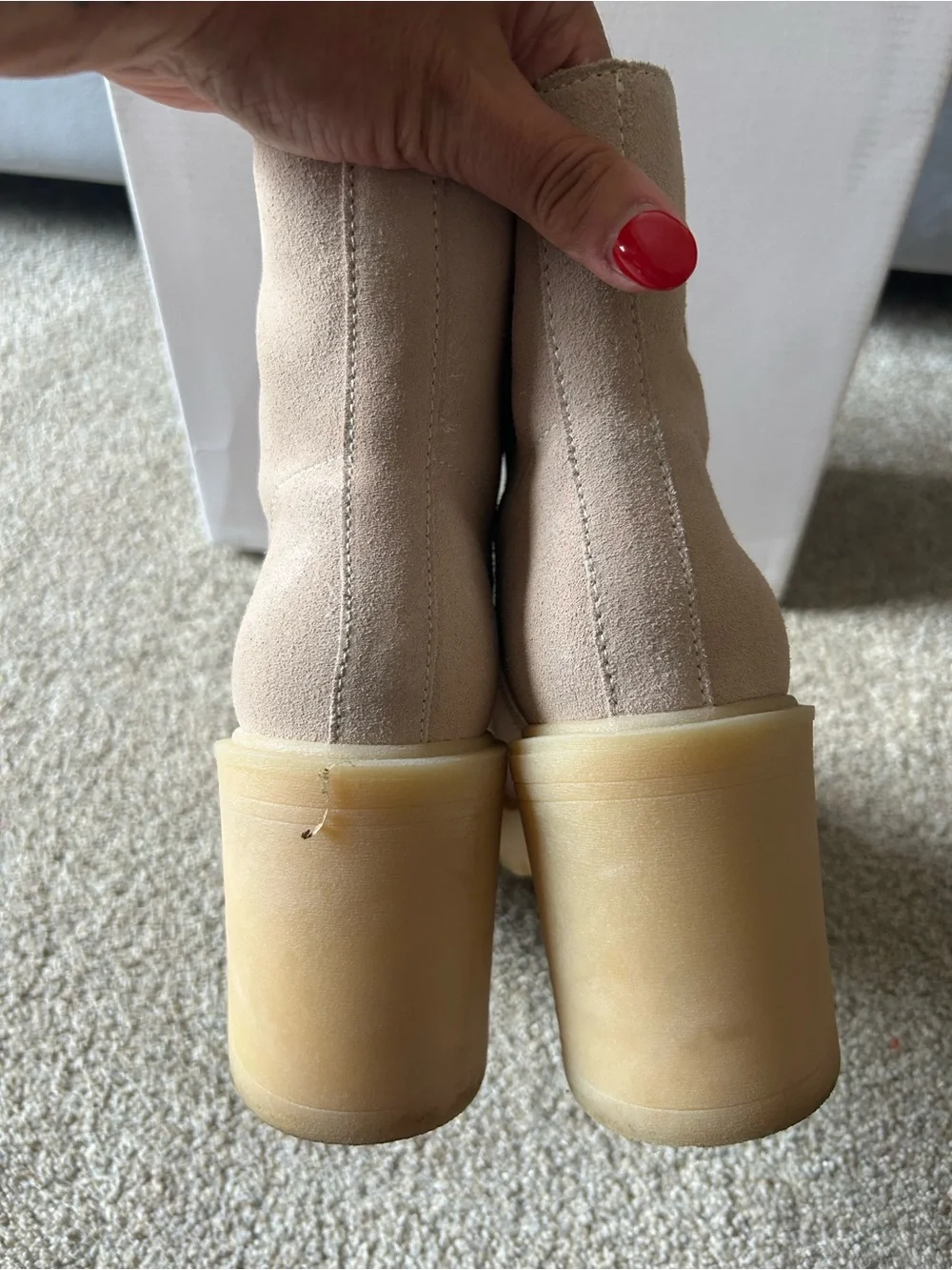 Dolce Vita tan suede ankle bootie NIB 9